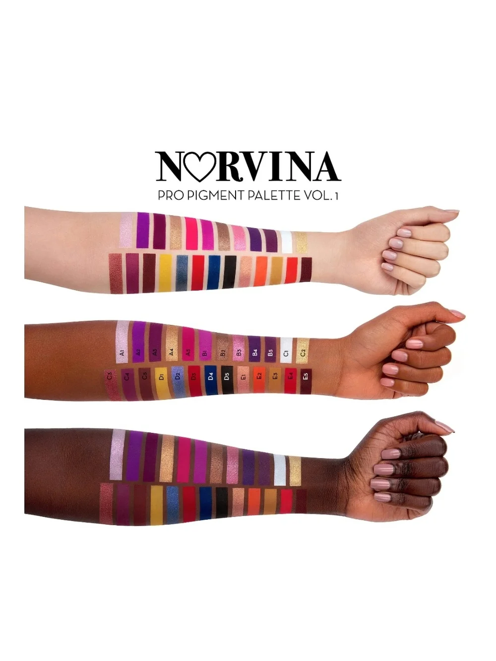 Norvina Pro Pigment Palette Vol 1 (Anastasia Beverly Hills)